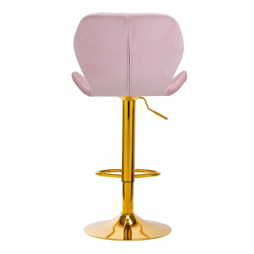 4Rico Bar Hocker QS-B15 roz catifea - Img 4