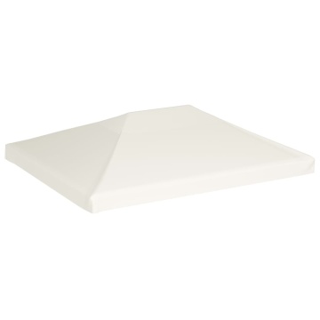 Acoperiș de pavilion, 310 g/m², alb crem, 4 x 3 m - Img 2