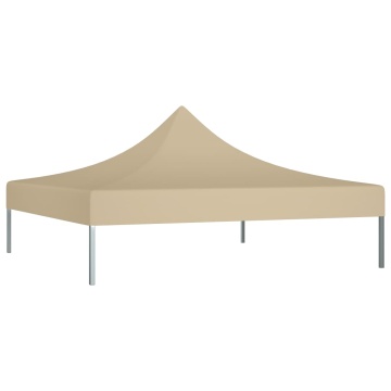 Acoperiș pentru cort de petrecere, bej, 2 x 2 m, 270 g/m² - Img 2