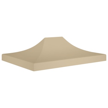 Acoperiș pentru cort de petrecere, bej, 4,5 x 3 m, 270 g/m² - Img 1