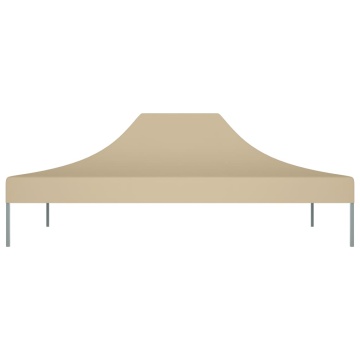 Acoperiș pentru cort de petrecere, bej, 4,5 x 3 m, 270 g/m² - Img 3