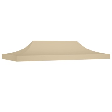 Acoperiș pentru cort de petrecere, bej, 6 x 3 m, 270 g/m² - Img 1