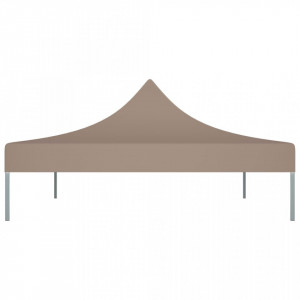 Acoperiș pentru cort de petrecere, gri taupe, 4 x 3 m, 270 g/m² - Img 4