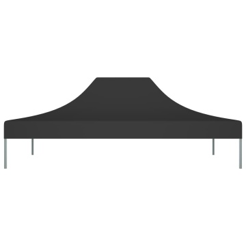 Acoperiș pentru cort de petrecere, negru, 4,5 x 3 m, 270 g/m² - Img 3