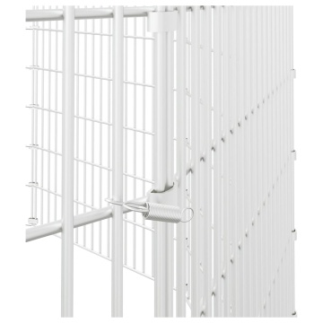 Adăpost pentru animale cu 10 panouri, 54x100 cm fier galvanizat - Img 5