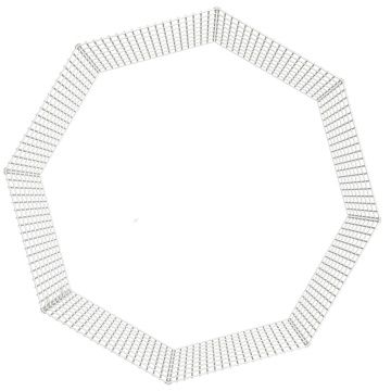 Adăpost pentru animale cu 8 panouri, 54x80 cm, fier galvanizat - Img 6
