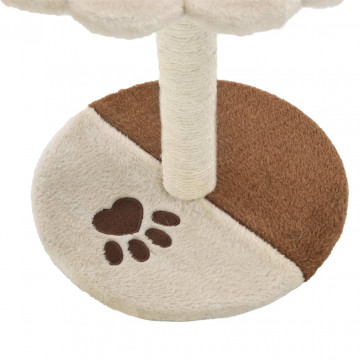 Ansamblu pisici, stâlpi funie sisal, bej și maro, 40 cm - Img 5