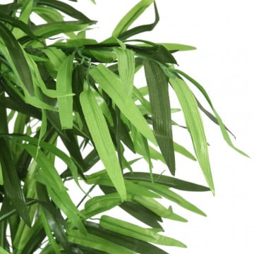 Arbore din bambus artificial 576 de frunze 150 cm verde - Img 1