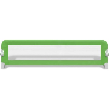 Balustradă de protecție pat copii, 2 buc., verde, 150x42 cm - Img 4