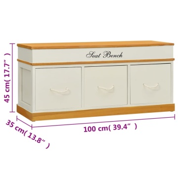 Bancă de depozitare Dulap pantofi Banchetă de intrare - Img 11