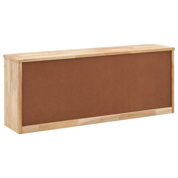 Bancă depozitare pantofi, 94x20x38 cm, lemn masiv de nuc - Img 4