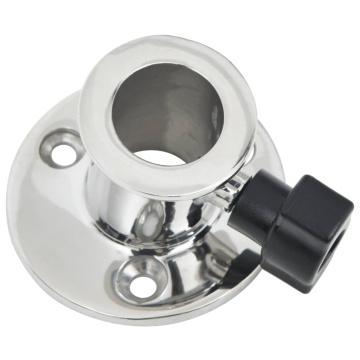 Baza rotundă tub barcă Bimini, 26 mm, 2 buc., oțel inoxidabil - Img 5