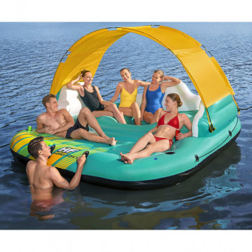 Bestway Insulă gonflabilă pentru 5 persoane Sunny Lounge 291x265x83 cm - Img 1
