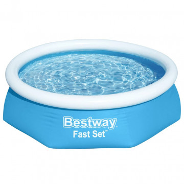 Bestway Piscină gonflabilă Fast Set, 244x66 cm, rotundă, 57265 - Img 4
