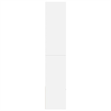 Bibliotecă, alb, 100x36x189 cm, lemn prelucrat - Img 4