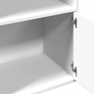 Bibliotecă, alb, 100x36x189 cm, lemn prelucrat - Img 6