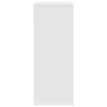 Bibliotecă, alb, 34x31x80 cm, lemn prelucrat - Img 8