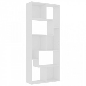 Bibliotecă, alb, 67 x 24 x 161 cm, PAL - Img 2