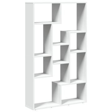 Bibliotecă, alb, 72x20x120 cm, lemn prelucrat - Img 6