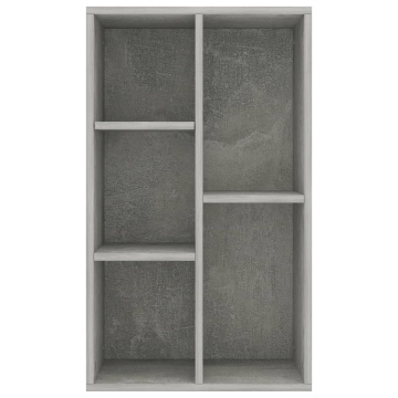 Bibliotecă/Dulap, gri beton, 50x25x80 cm, lemn prelucrat - Img 4