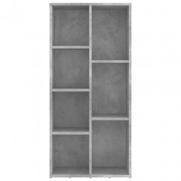 Bibliotecă, gri beton, 50 x 25 x 106 cm, PAL - Img 4
