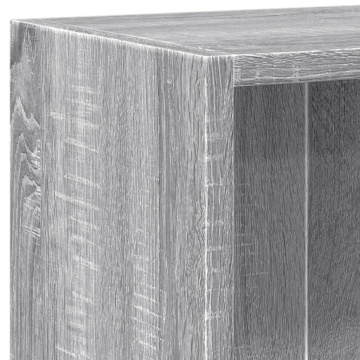 Bibliotecă, gri sonoma, 60x24x74,5 cm, lemn prelucrat - Img 8