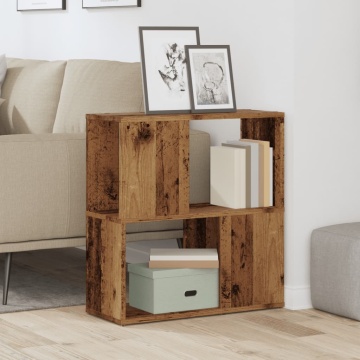 Bibliotecă, lemn vechi, 60x24x63 cm, lemn prelucrat - Img 3