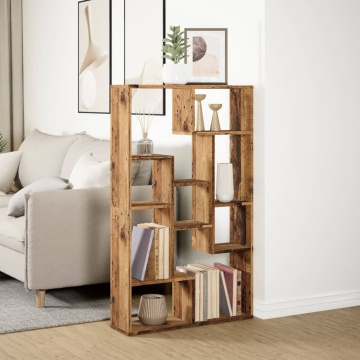Bibliotecă, lemn vechi, 72x20x120 cm, lemn prelucrat - Img 4