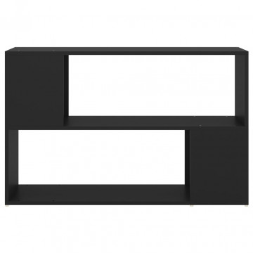 Bibliotecă, negru, 100x24x63 cm, PAL - Img 3