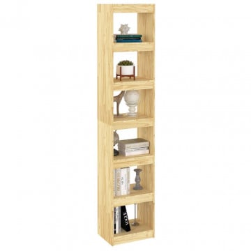 Bibliotecă/Separator cameră, 40x30x199 cm, lemn masiv pin - Img 4