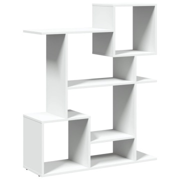 Bibliotecă/separator cameră alb 92x29x112 cm lemn prelucrat - Img 6