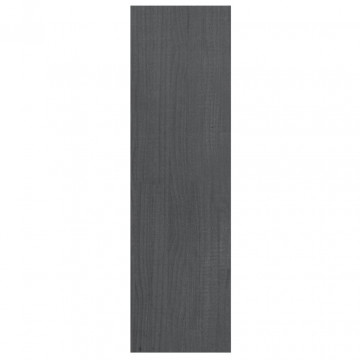 Bibliotecă/Separator cameră gri 40x30x103,5 cm lemn masiv pin - Img 5
