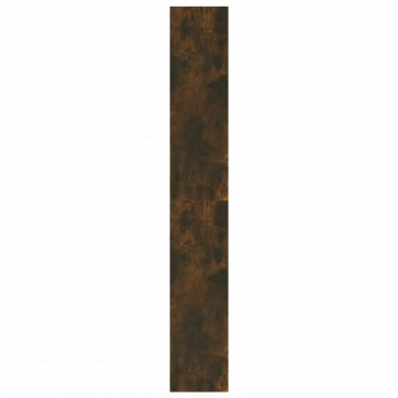 Bibliotecă/Separator cameră, stejar afumat, 80x30x198 cm, PAL - Img 5