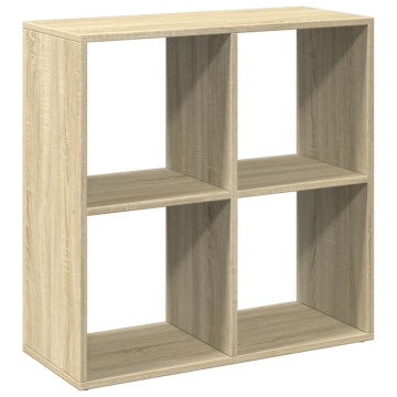 Bibliotecă/separator cameră stejar sonoma 69,5x29x69,5 cm lemn - Img 2