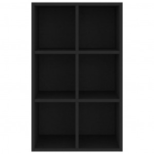 Bibliotecă/Servantă, negru, 66 x 30 x 97,8 cm, PAL - Img 5