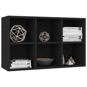 Bibliotecă/Servantă, negru, 66 x 30 x 97,8 cm, PAL - Img 8