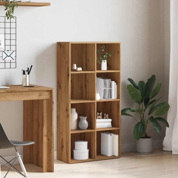 Bibliotecă, stejar artizanal, 66x30x130 cm, lemn prelucrat - Img 3