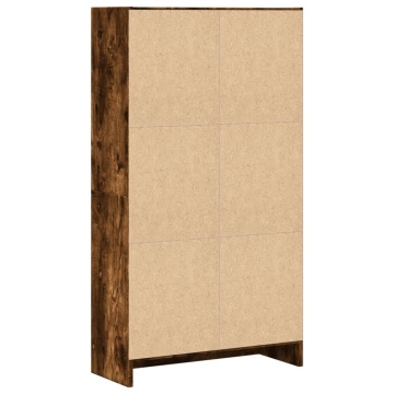 Bibliotecă, stejar fumuriu, 60x24x109 cm, lemn prelucrat - Img 5