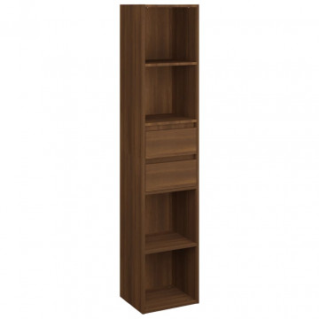 Bibliotecă, stejar maro, 36x30x171 cm, lemn prelucrat - Img 2