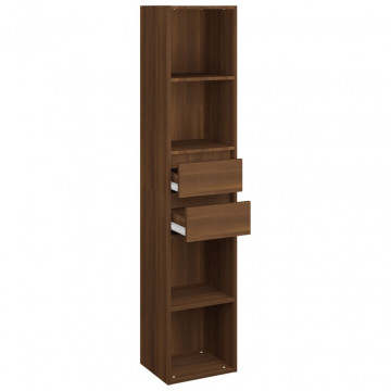 Bibliotecă, stejar maro, 36x30x171 cm, lemn prelucrat - Img 8
