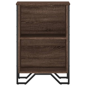 Bibliotecă, stejar maro, 50x31x74,5 cm, lemn prelucrat - Img 4