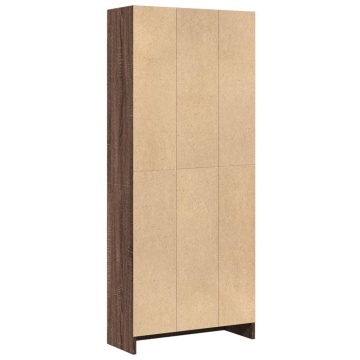 Bibliotecă, stejar maro, 60x24x143 cm, lemn prelucrat - Img 5