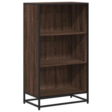 Bibliotecă, stejar maro, 60x35x107,5 cm, lemn prelucrat - Img 2