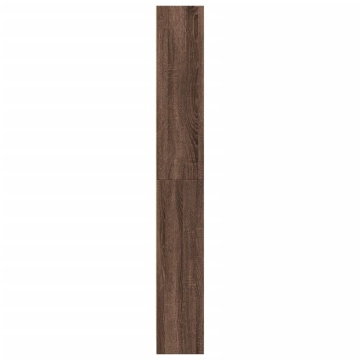 Bibliotecă, stejar maro, 80x24x176 cm, lemn prelucrat - Img 8