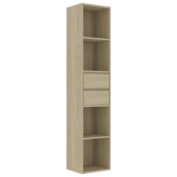 Bibliotecă, stejar Sonoma, 36 x 30 x 171 cm, PAL - Img 2