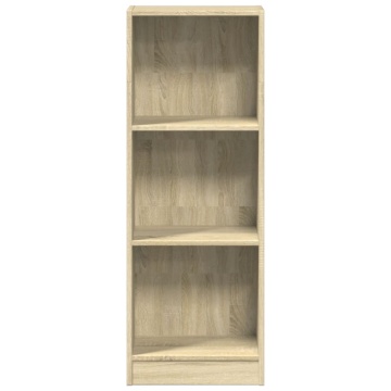 Bibliotecă, stejar sonoma, 40x24x109 cm, lemn prelucrat - Img 4