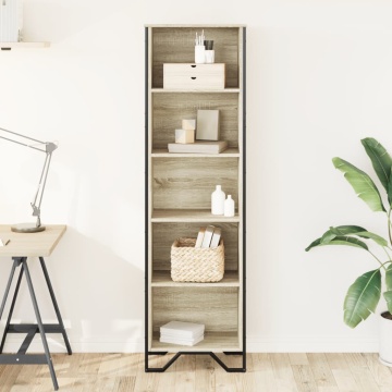 Bibliotecă, stejar sonoma, 50x31x169 cm, lemn prelucrat - Img 3