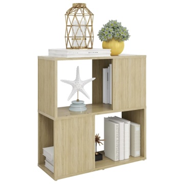 Bibliotecă, stejar sonoma, 60x24x63 cm, PAL - Img 8