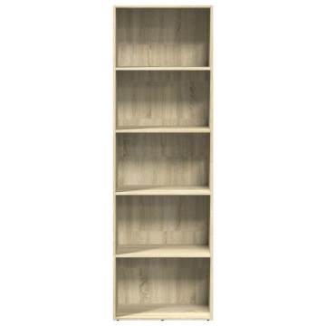 Bibliotecă, stejar sonoma, 60x30x189 cm, lemn prelucrat - Img 4