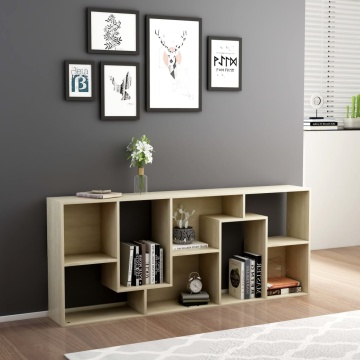 Bibliotecă, stejar Sonoma, 67 x 24 x 161 cm, lemn prelucrat - Img 3
